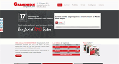 Desktop Screenshot of garmentechdhaka.com